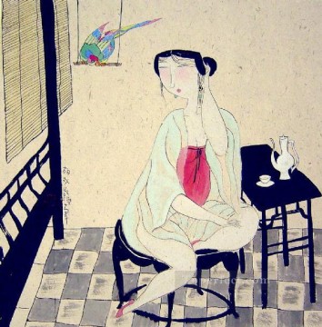 中国の伝統芸術 Painting - 胡永凱中国人女性13